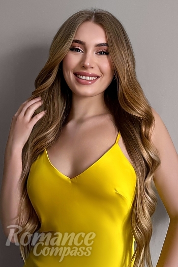 Ukrainian mail order bride Alexandra from Kyiv with blonde hair and blue eye color - image 1