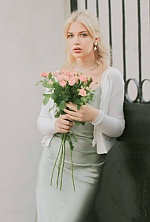 Ukrainian mail order bride Maria from London with blonde hair and blue eye color - image 13