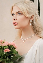 Ukrainian mail order bride Maria from London with blonde hair and blue eye color - image 9