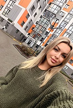 Ukrainian mail order bride Victoria from Rivne with blonde hair and blue eye color - image 5