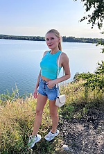 Ukrainian mail order bride Alina from Kyiv with blonde hair and green eye color - image 9