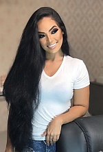 Ukrainian mail order bride Larissa from Manaus with black hair and black eye color - image 11
