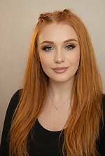 Ukrainian mail order bride Angelina from Dnipro with red hair and blue eye color - image 10