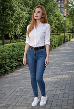 Ukrainian mail order bride Angelina from Dnipro with red hair and blue eye color - image 12