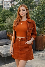 Ukrainian mail order bride Angelina from Dnipro with red hair and blue eye color - image 13