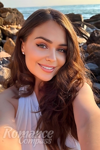 Ukrainian mail order bride Valeriia from Odesa with light brown hair and grey eye color - image 1