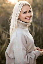 Ukrainian mail order bride Liudmila from Chisinau with blonde hair and blue eye color - image 2
