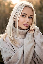 Ukrainian mail order bride Liudmila from Chisinau with blonde hair and blue eye color - image 3