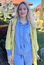 Ukrainian mail order bride Victoria from Kyiv with blonde hair and blue eye color - image 6