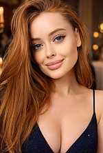 Ukrainian mail order bride Viktoriia from Dresden with auburn hair and green eye color - image 2