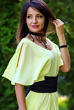Ukrainian mail order bride Alina from Odesa with black hair and green eye color - image 2