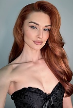 Ukrainian mail order bride Maryna from Kyiv with red hair and blue eye color - image 2