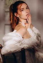 Ukrainian mail order bride Maryna from Kyiv with red hair and blue eye color - image 8