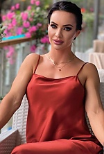 Ukrainian mail order bride Alla from Wroclaw with brunette hair and hazel eye color - image 3
