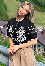 Ukrainian mail order bride Anastasia from Kyiv with blonde hair and blue eye color - image 10