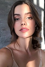 Ukrainian mail order bride Valeria from Dnipro with light brown hair and green eye color - image 2