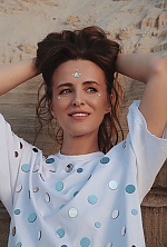 Ukrainian mail order bride Irina from Kiyiv with blonde hair and blue eye color - image 12