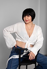 Ukrainian mail order bride Elena from Odesa with black hair and blue eye color - image 7