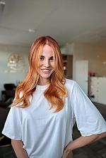 Ukrainian mail order bride Olga from Odesa with red hair and hazel eye color - image 8