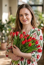 Ukrainian mail order bride Anastasia from Budva with light brown hair and green eye color - image 7