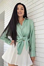 Ukrainian mail order bride Galina from Kyiv with black hair and green eye color - image 3