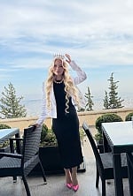 Ukrainian mail order bride Yevheniia from Tbilisi with blonde hair and blue eye color - image 7