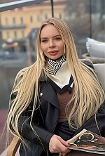 Ukrainian mail order bride Yevheniia from Tbilisi with blonde hair and blue eye color - image 8