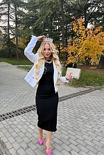 Ukrainian mail order bride Yevheniia from Tbilisi with blonde hair and blue eye color - image 2