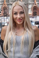 Ukrainian mail order bride Olena from Kyiv with blonde hair and green eye color - image 8