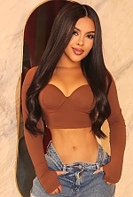 Ukrainian mail order bride Luna from Pereira with brunette hair and hazel eye color - image 7