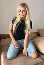 Ukrainian mail order bride Irina from Kyiv with blonde hair and blue eye color - image 2