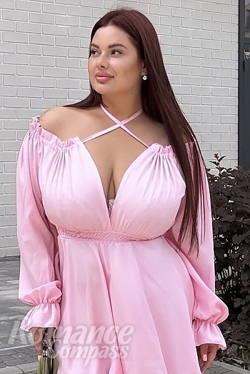 Ukrainian mail order bride Anastasia from Kyiv with red hair and brown eye color - image 1