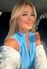 Ukrainian mail order bride Olena from Kyiv with blonde hair and blue eye color - image 5