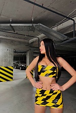 Ukrainian mail order bride Polina from Kyiv with black hair and green eye color - image 4