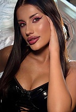 Ukrainian mail order bride Polina from Kyiv with black hair and green eye color - image 5