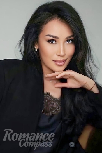 Ukrainian mail order bride Zhansaya from Norwalk with black hair and brown eye color - image 1