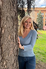 Ukrainian mail order bride Svetlana from Dnipro with blonde hair and green eye color - image 18