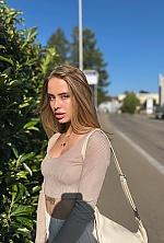 Ukrainian mail order bride Snizhana from Almaty with blonde hair and green eye color - image 4