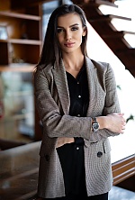 Ukrainian mail order bride Oksana from Mexico City with black hair and green eye color - image 12