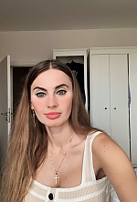 Ukrainian mail order bride Tetiana from Odesa with light brown hair and green eye color - image 2