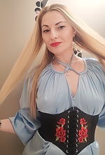 Ukrainian mail order bride Larysa from Dnipro with blonde hair and brown eye color - image 3