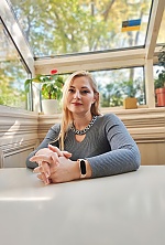 Ukrainian mail order bride Larysa from Dnipro with blonde hair and brown eye color - image 11