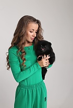 Ukrainian mail order bride Anastasiya from Kyiv with light brown hair and green eye color - image 5