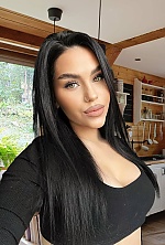Ukrainian mail order bride Elizaveta from Odesa with black hair and green eye color - image 17