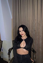 Ukrainian mail order bride Elizaveta from Odesa with black hair and green eye color - image 4