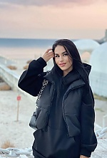 Ukrainian mail order bride Elizaveta from Odesa with black hair and green eye color - image 20