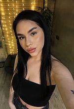 Ukrainian mail order bride Elizaveta from Odesa with black hair and green eye color - image 12