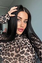 Ukrainian mail order bride Polina from Odesa with black hair and green eye color - image 8