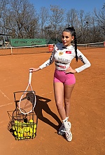 Ukrainian mail order bride Polina from Odesa with black hair and green eye color - image 14