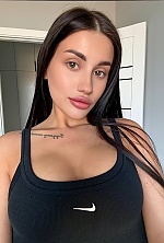 Ukrainian mail order bride Polina from Odesa with black hair and green eye color - image 6